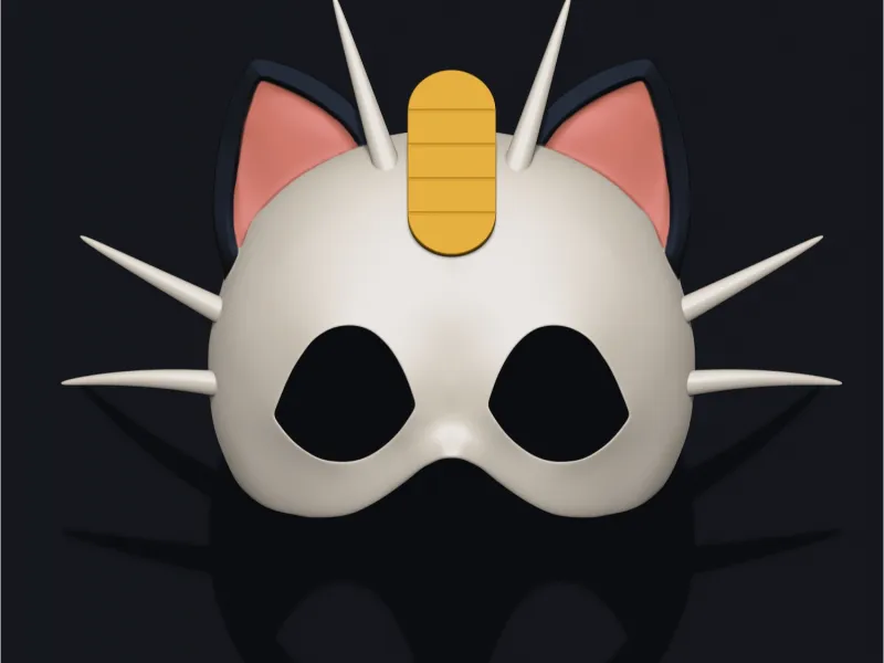 Meowth mask