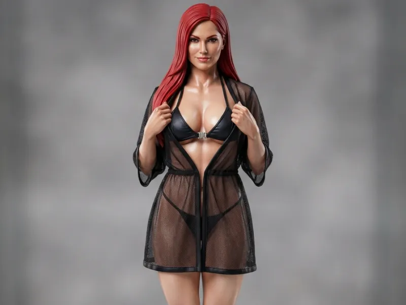Realistic Female Bikini Figurine v5