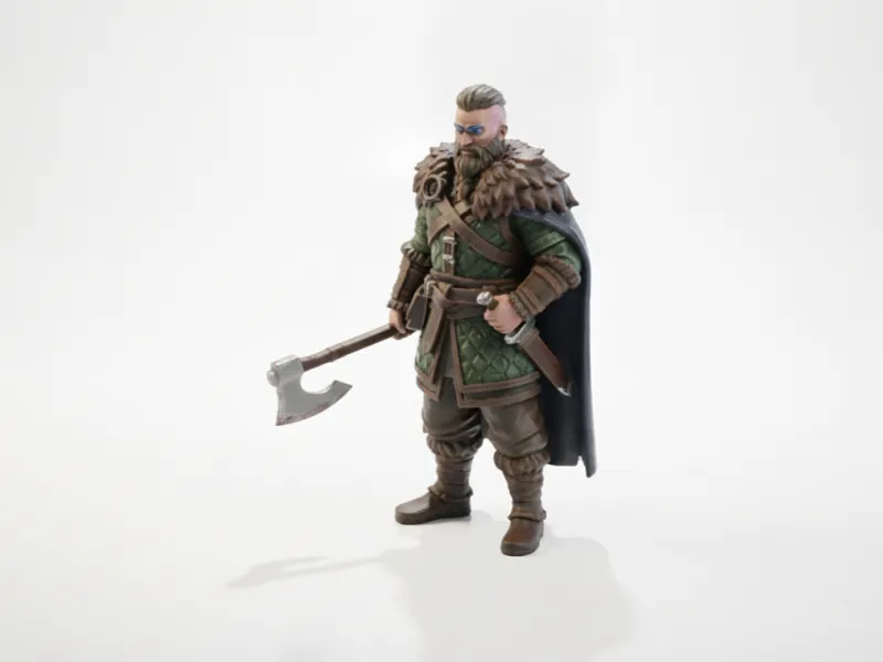 Ragnar Lothbrok Figurine Filme & TV 3D-druckbar