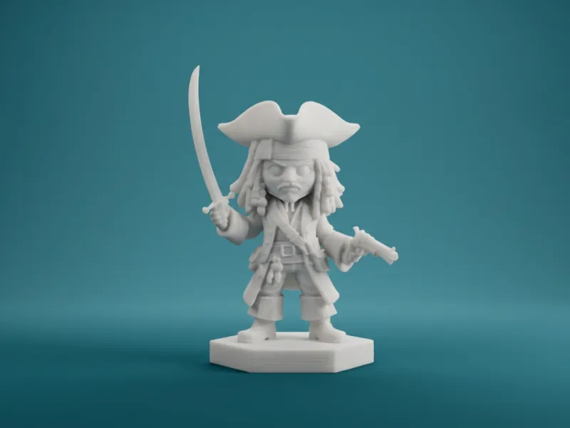 Jack Sparrow Chibi – Pirates des Caraïbes