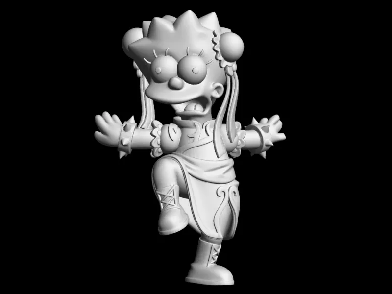 Lisa Simpson Chun-Li