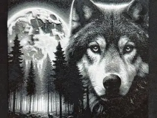 Wolf & Moon