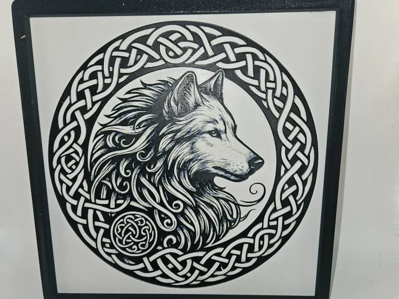 keltischer Wolf2 MIT FARBEN