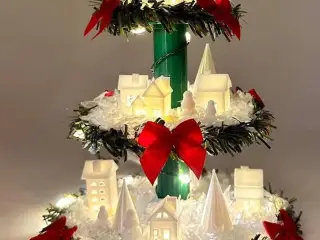 Christmas tree village