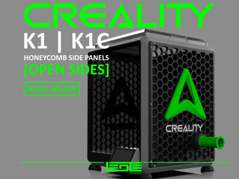 CREALITY K1|K1C|K1SE - HONEYCOMB SIDE PANELS [VENTS]