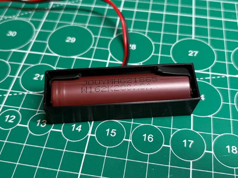 Bloque para batería 18650
