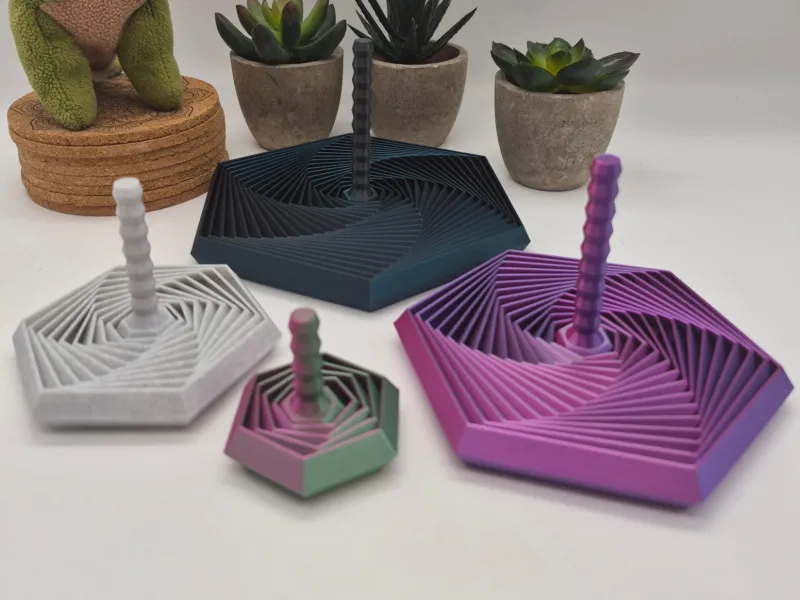 Fractal Hexagon Fidget Toy - 4 Sizes