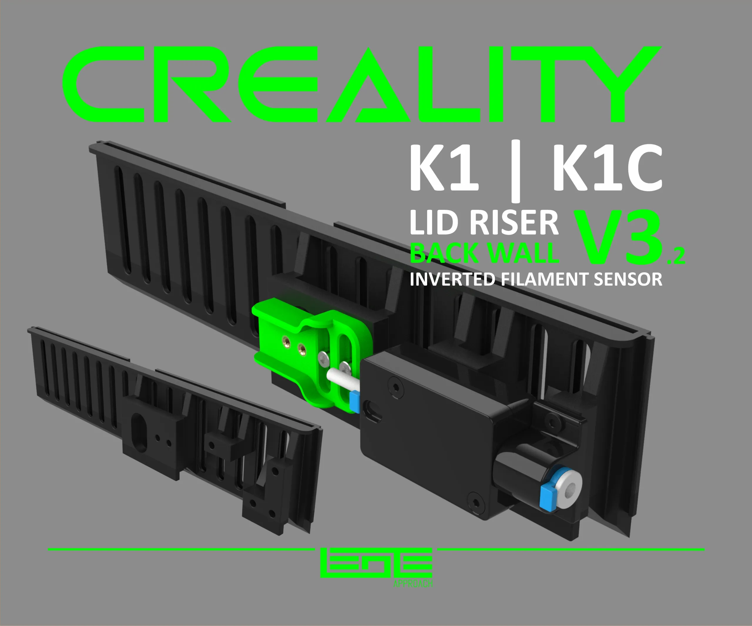 CREALITY K1 | K1C LID RISER V3.2 [FRAME EXTENSION KIT] | 3D models
