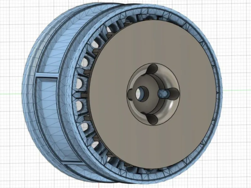 Tamiya Lancia Delta Turbo Fans for XV01/TT02