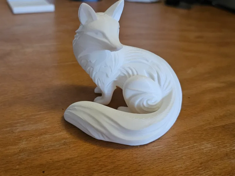 Eleganter Fuchs, Elegant Art Fox, Elegante Zorro Artístico