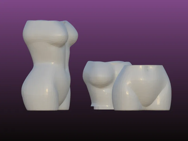 Female Bust Planter