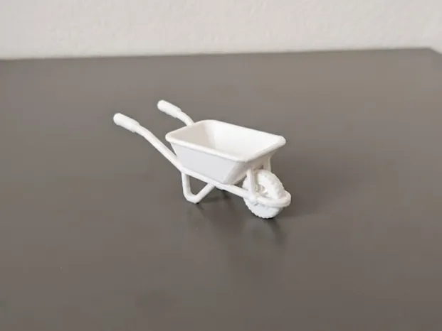 Mini Wheelbarrow Garden Figurine