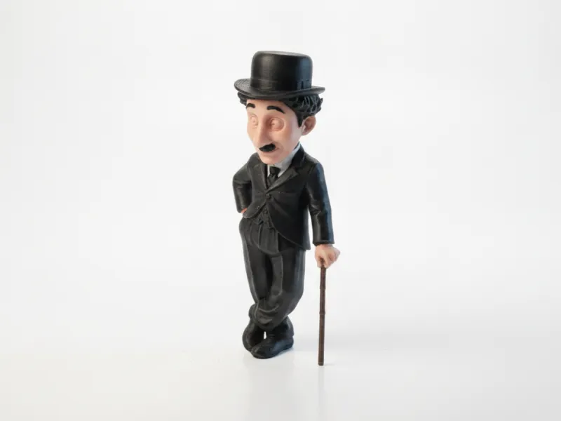 Charlie Chaplin Figurine Celebrity 3D Printable