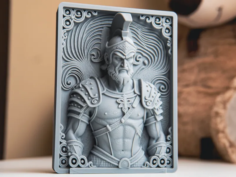 Ares, Dios de la Guerra - Arte de Bajorrelieve Unificado