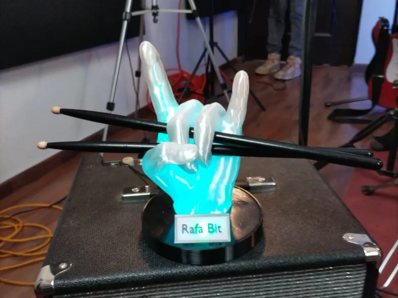 Porta Baquetas para baterista Rock
