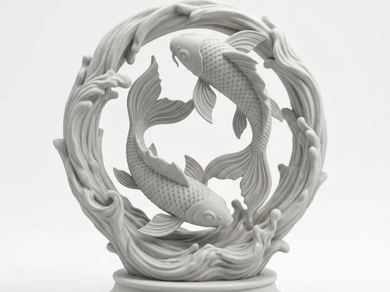 Home Decor Koi - Waves decor