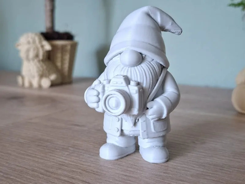 Photographer Gnome – Camera Lover Figurine