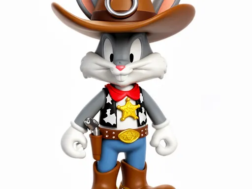 Bugs Bunny Cowboy Ring Figure