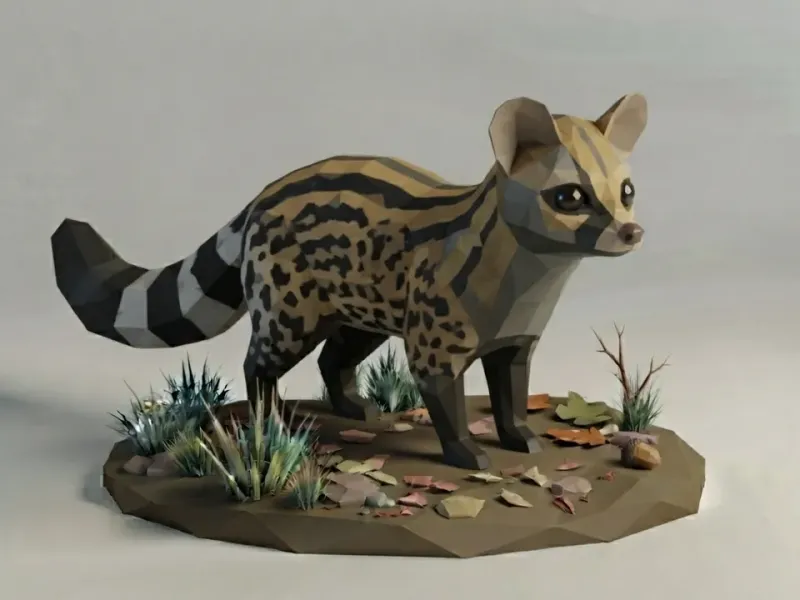 Low Poly Genet