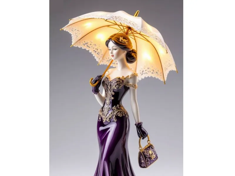 Lavender Velvet Elegance Girl