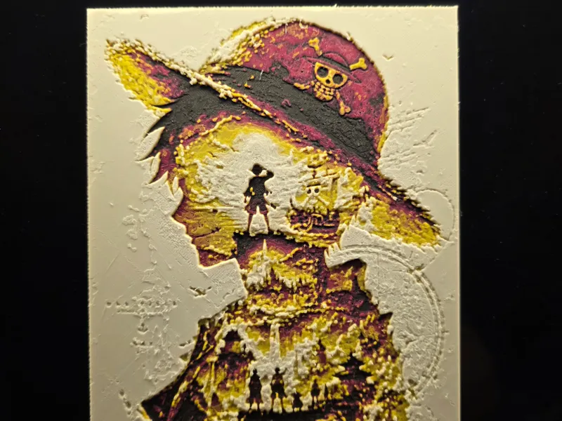 One Piece - Luffy Art Piece