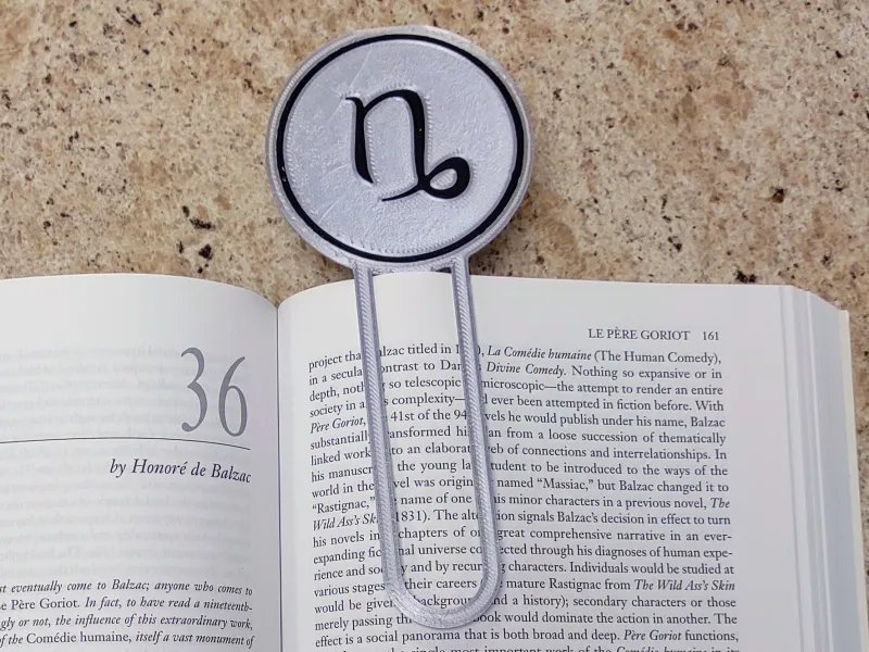 Bookmark Zodiac Sign Capricorn