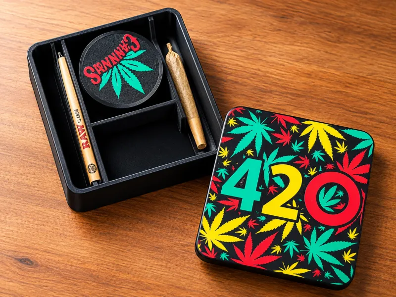 Caja cigarrera completa