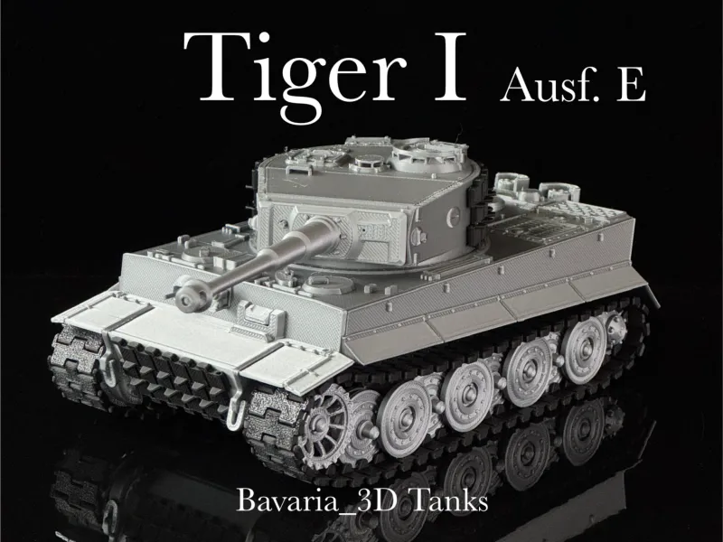 Char lourd Tiger I Ausf. E Char Tiger Remasterisé à l'échelle 1/35