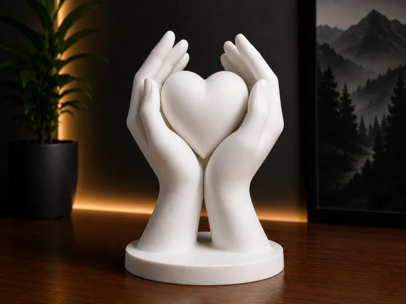 Heart in Hands – Symbol of Love & Care