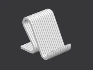 Modern Curved Phone Stand