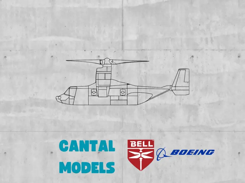 V-22 OSPREY MILITARY HELICOPTER #1 | 2D WALL ART