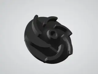 крыльчатка помпы 89мм отв.12мм