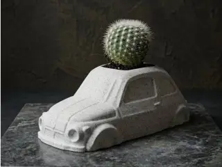 Fioriera Fiat 500 – Vaso decorativo stampato in 3D