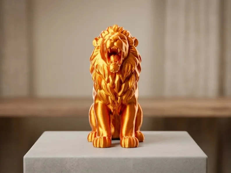 Roaring Lion - Decorative Statue