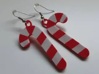 Candy Cane Earrings | Christmas Earrings Series | CFS