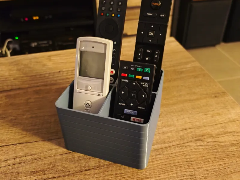 Organizador para 4 controles remotos