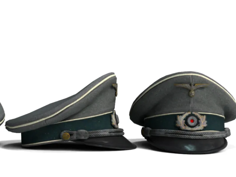 Captain Cap 3D Model High Detail Realistic Game Ready