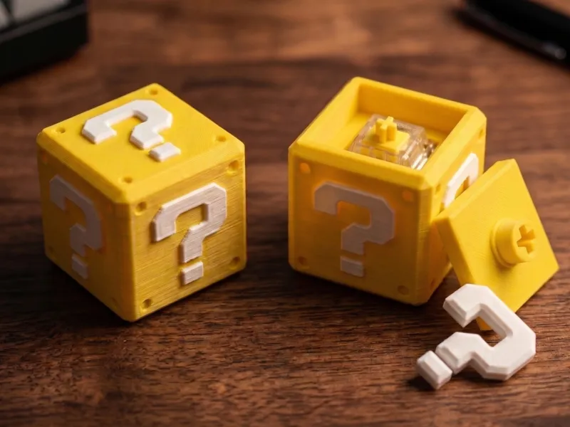 Mario Question Box Fidget Clicker