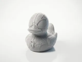 Spiderman Rubber Duck Collectible Figurine 3D Printable