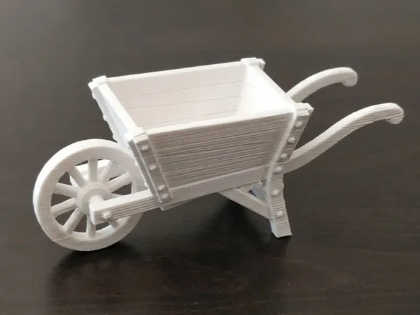 Wooden Wheelbarrow
