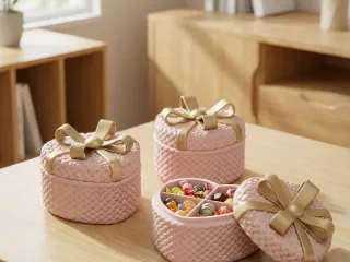 Knitted Gift Box | Valentine's Day | No Dividers