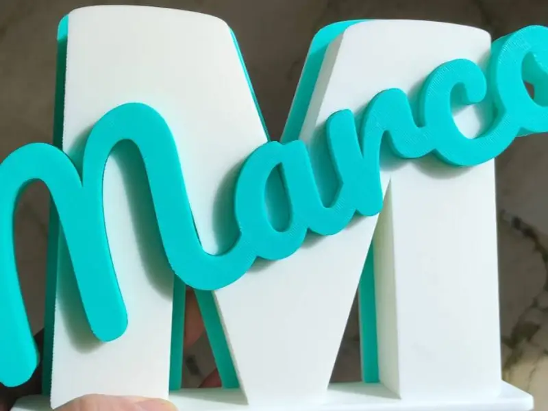 Marco - Lettera a incastro