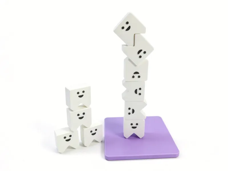 Balancing Stacking Blocks - Teeth Jenga