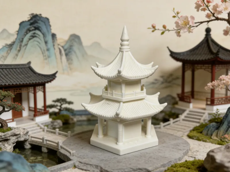 Double-layer small pagoda