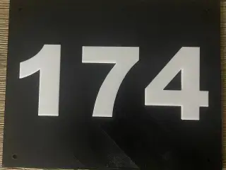 Číslo popisné štítek na plot/dům
