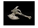 Tribal Raven Bone Fantasy Battle Axe-0