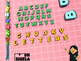 CHUNKY LETTERS - CHOCHO FONT
