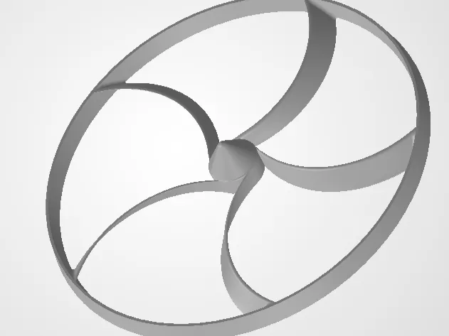 5 Blade 0.3in Fly Disk-Angled