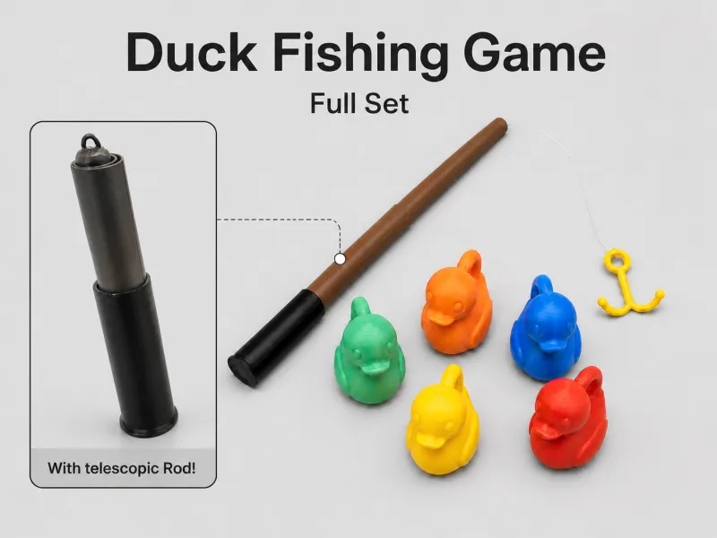 Juego de pesca de patos - conjunto completo