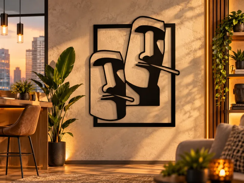 WallArt Moai